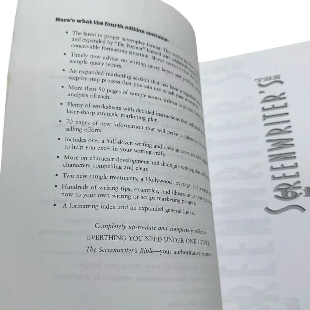 The Screenwriter's Bible: Writing, Formatting... by David Trottier 4th ed. 2005